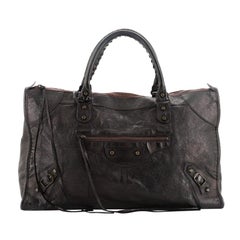 Balenciaga Work Classic Studs Bag Leather