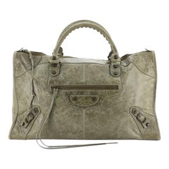 Balenciaga Work Classic Studs Bag Leather