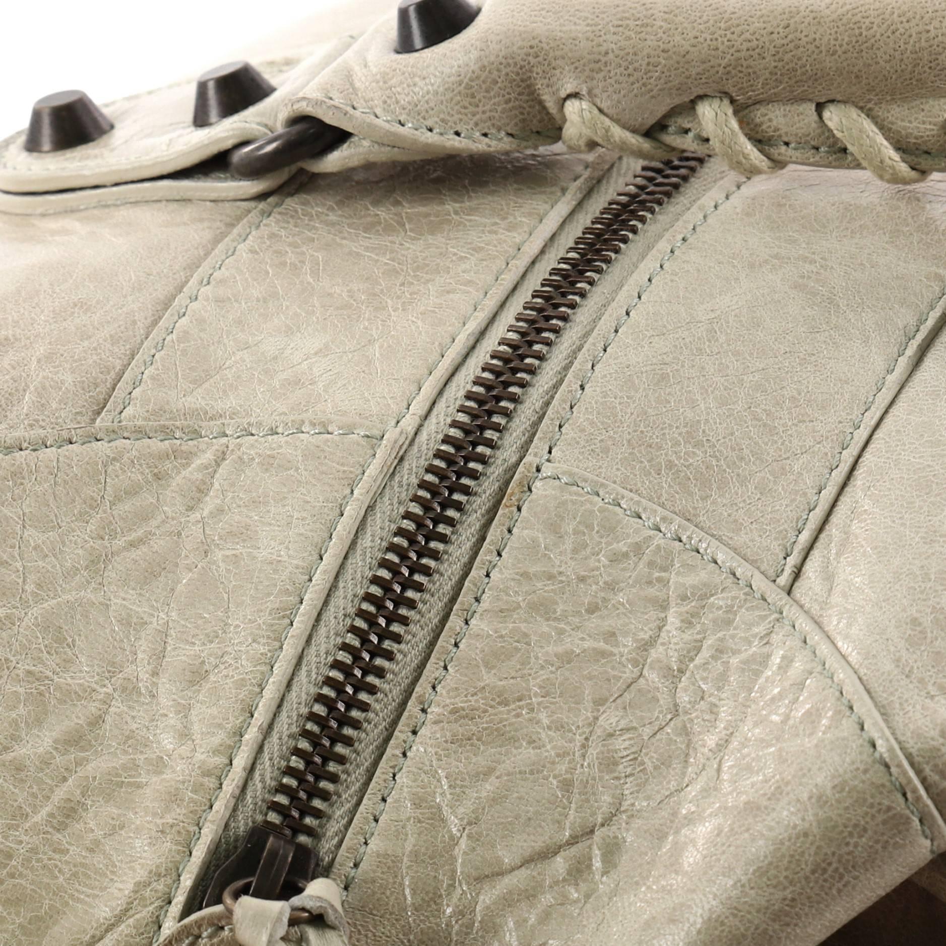 Balenciaga Work Classic Studs Leather Handbag  2