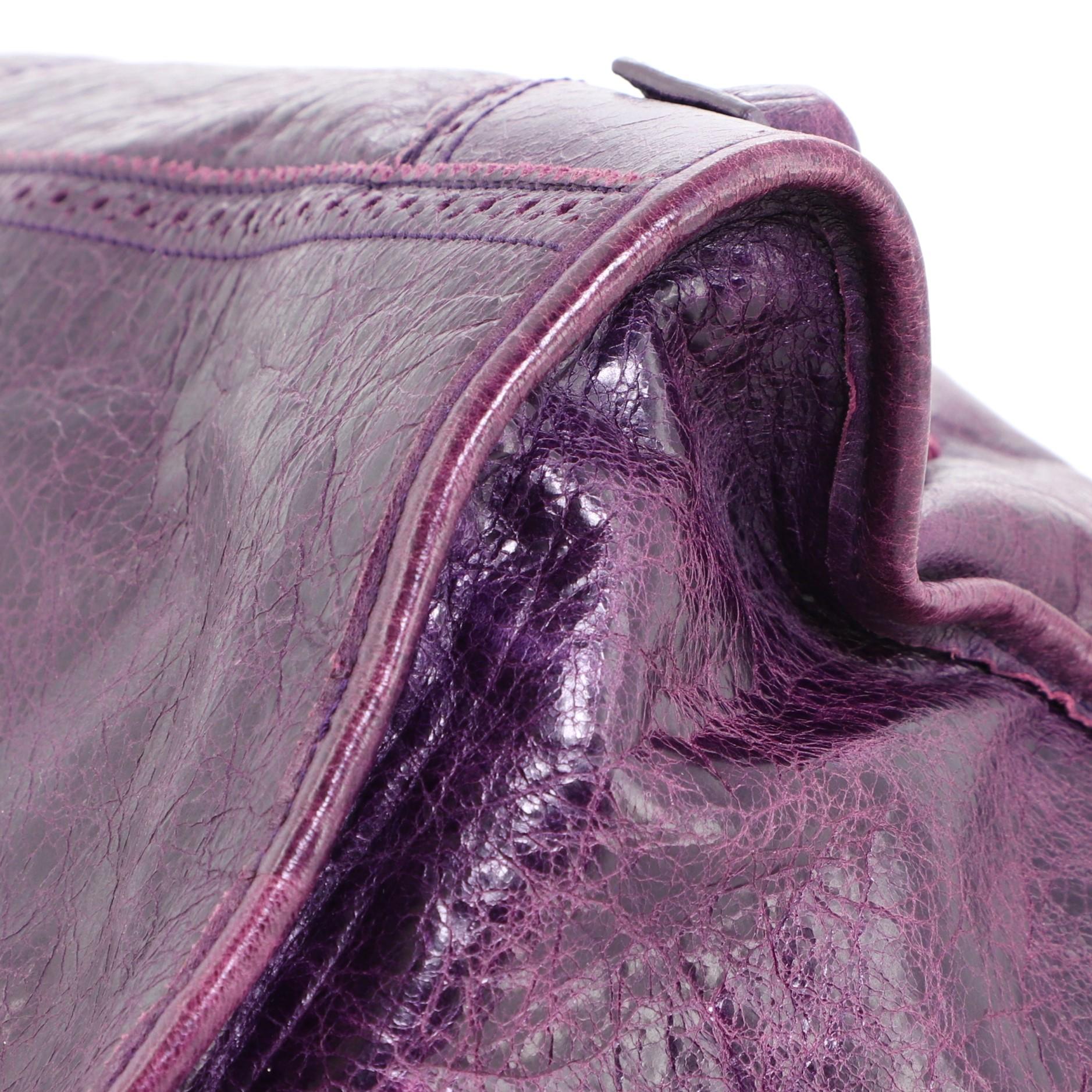 Balenciaga Work Covered Giant Brogues Bag Leather 2