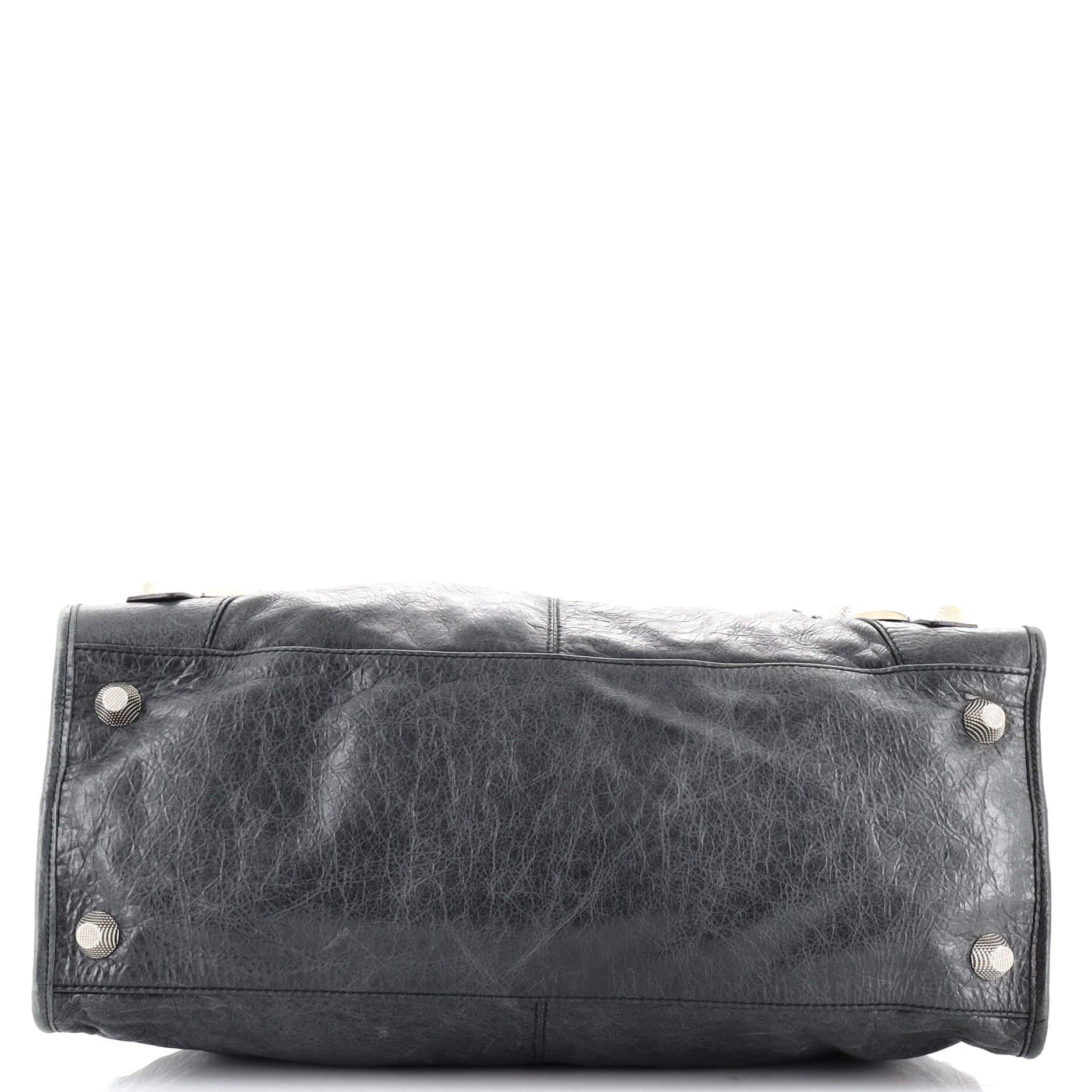 Women's or Men's Balenciaga Work Giant Studs Bag Leather
