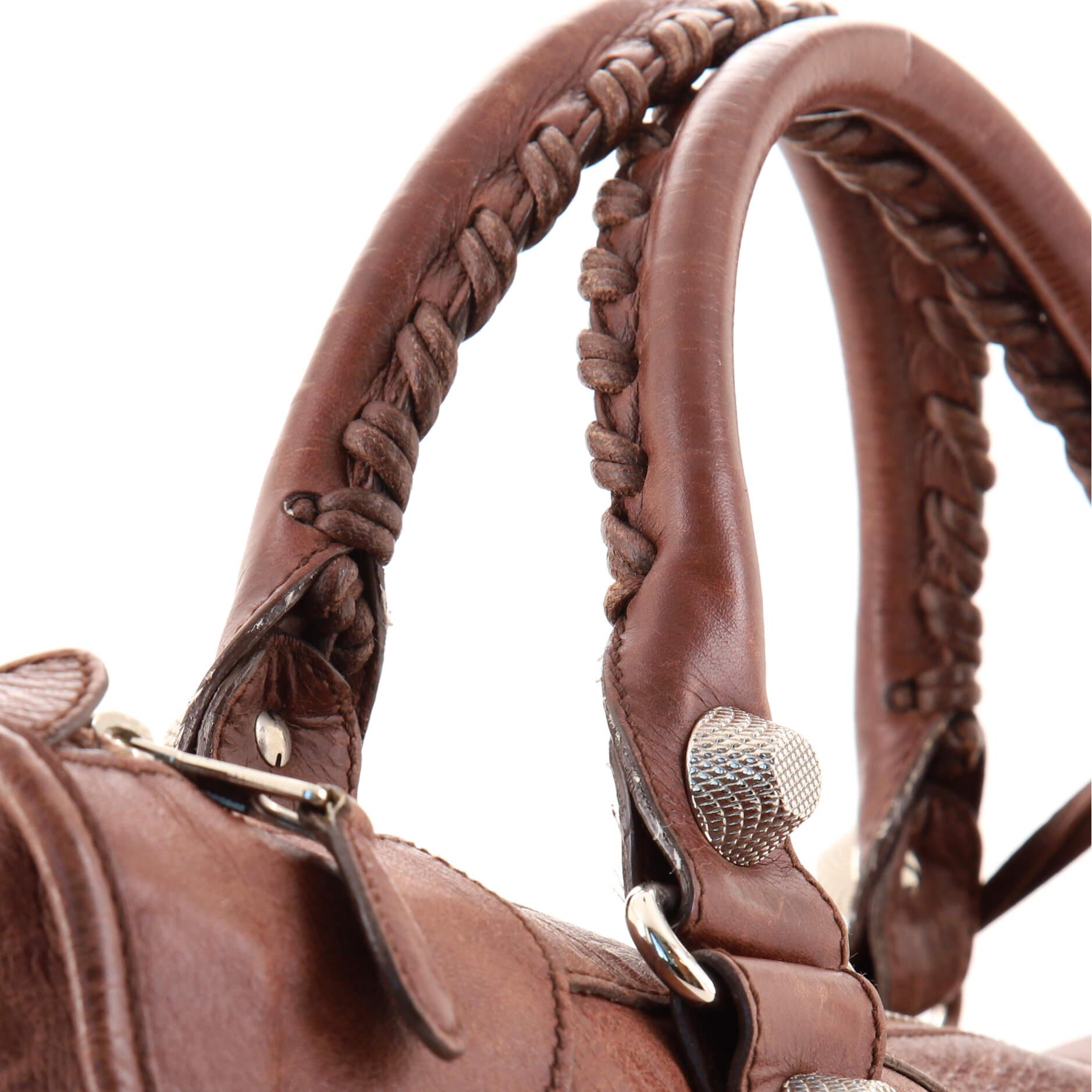 Balenciaga Work Giant Studs Bag Leather 3