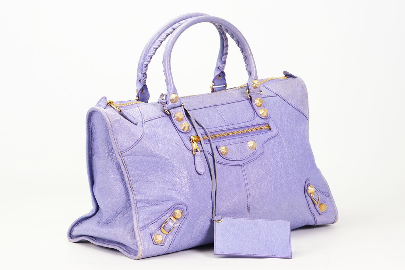 Balenciaga Work Leather Tote Bag en vente 6