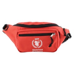 Balenciaga World Food Programme Waist Bag Embroidered Nylon