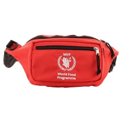 Balenciaga World Food Programme Waist Bag Embroidered Nylon
