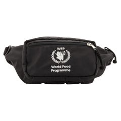 Balenciaga World Food Programme Waist Bag Embroidered Nylon