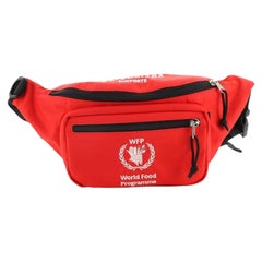 Balenciaga World Food Programme Waist Bag Embroidered Nylon