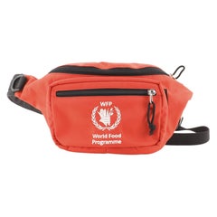 Balenciaga World Food Programme Waist Bag Embroidered Nylon