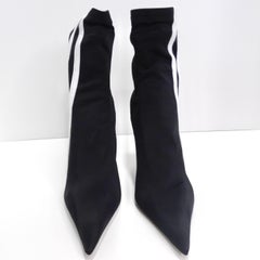 Balenciaga X Adidas Knife 110 Spandex-Knit Ankle Boots