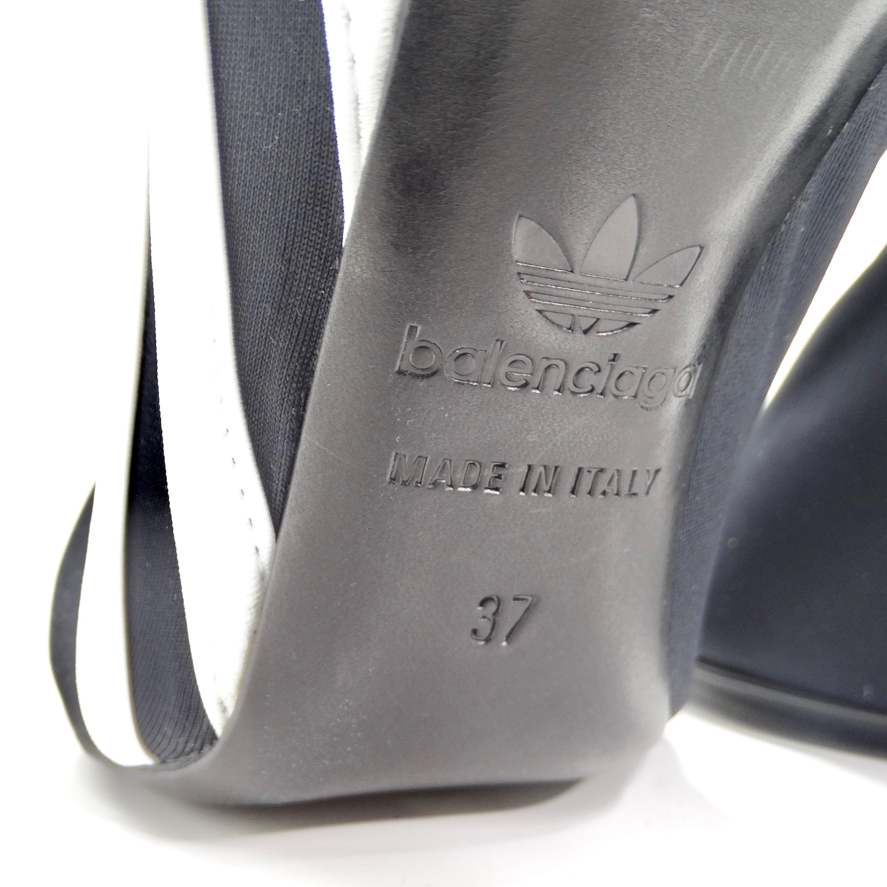 Balenciaga X Adidas Knife 110 - Bottines en maille d' spandex en vente 3