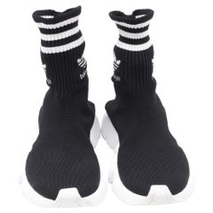 Balenciaga x Adidas Speed Trainer Shoes in Black Polyester