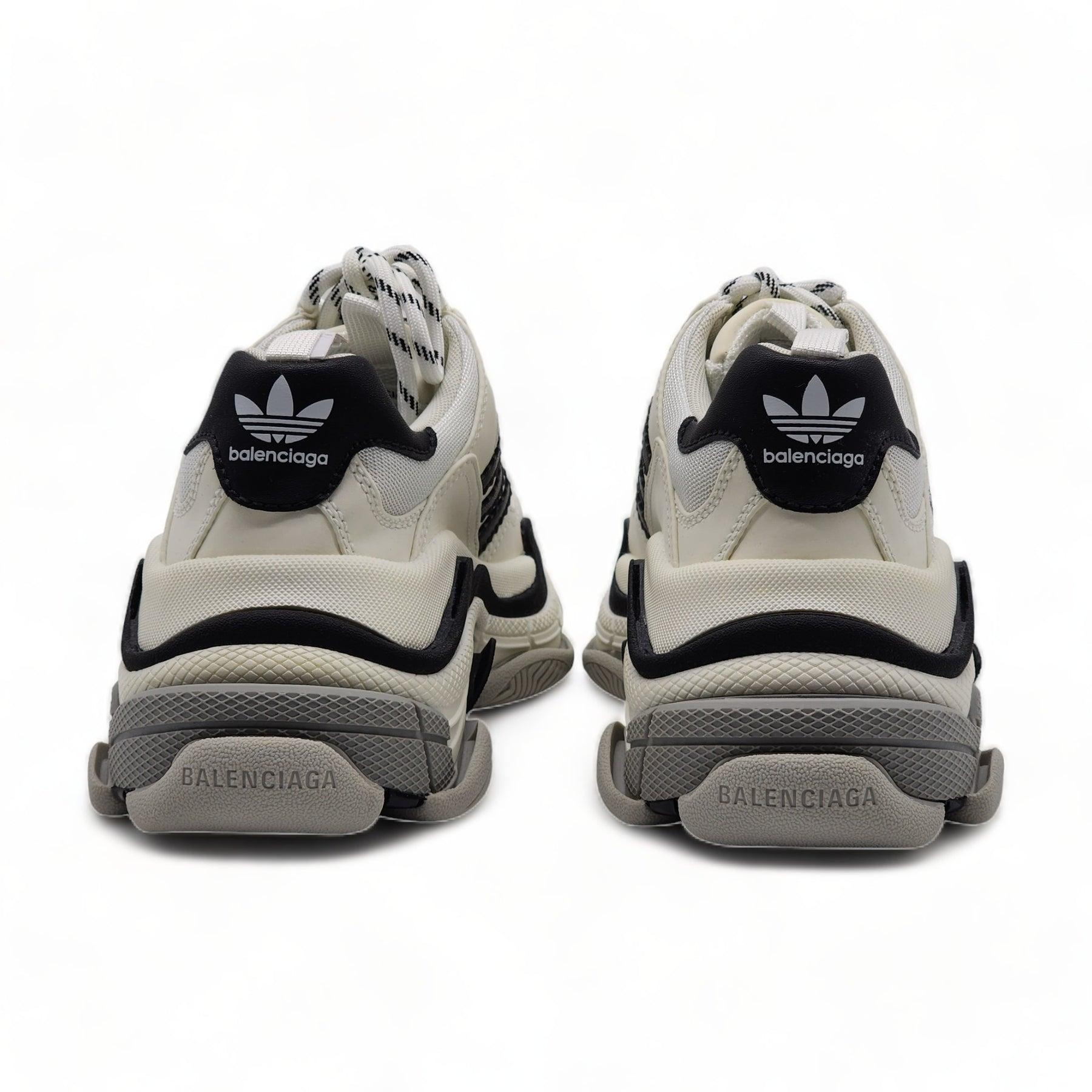 Gray Balenciaga x Adidas Triple S sneakers (W) For Sale