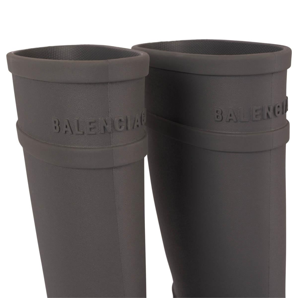 BALENCIAGA x CROCS 2.0 grey 2022 GRAFITE RUBBER RAIN Boots Shoes 37 2