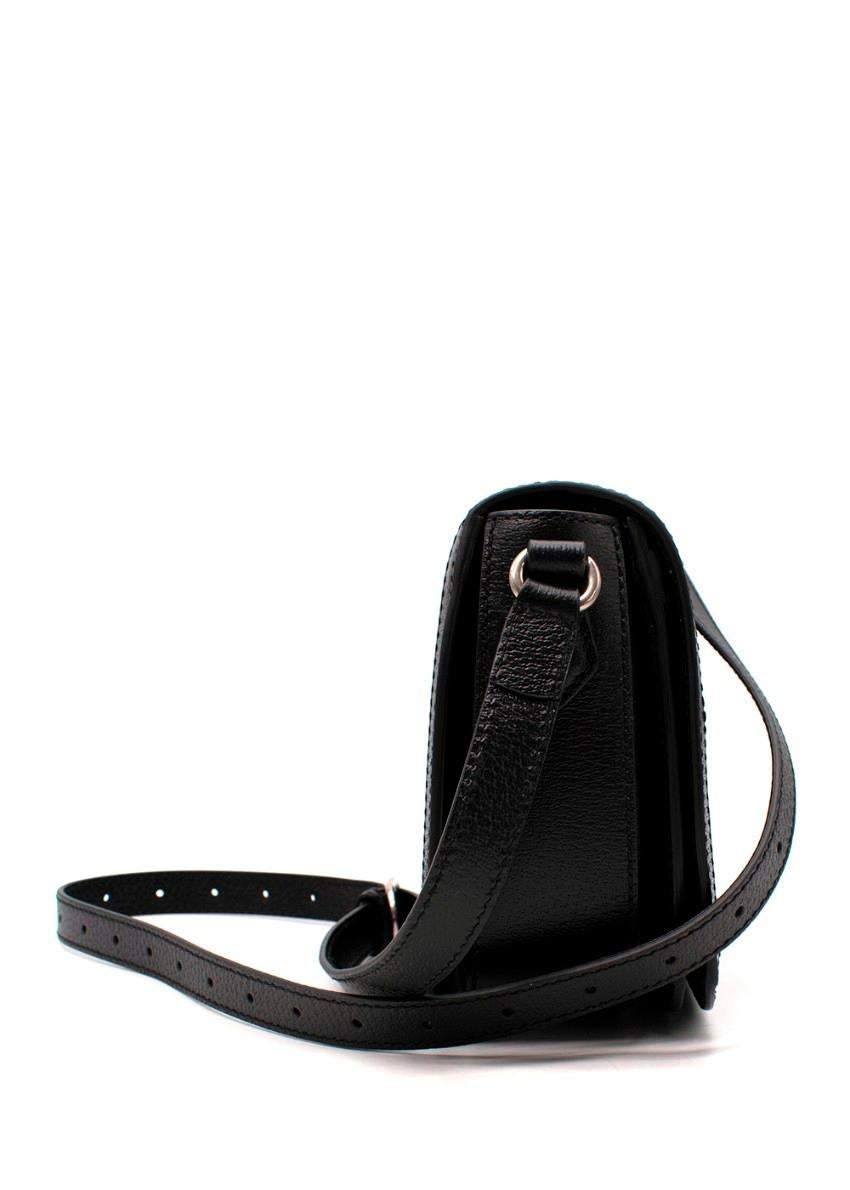 Balenciaga x Gucci Hacker Medium Black Jacquard Shoulder Bag In Excellent Condition For Sale In London, GB