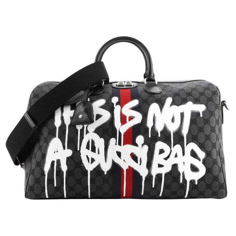 Gucci x Balenciaga The Hacker Project Medium Tote Bag Black in