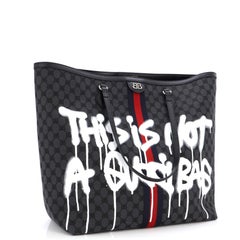 Balenciaga x Gucci The Hacker Project Tote Graffiti BB Canvas Large