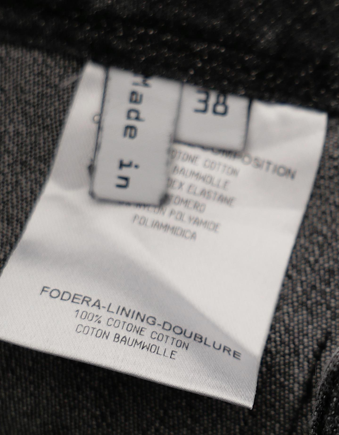 Women's Balenciaga x Nicolas Ghesquiere 2005 Grey Slim Jeans For Sale
