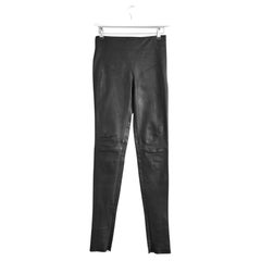 Balenciaga Leather Pants - 6 For Sale on 1stDibs  balenciaga leather  leggings, balenciaga mens trousers, balenciaga white baggy biker leather  pants
