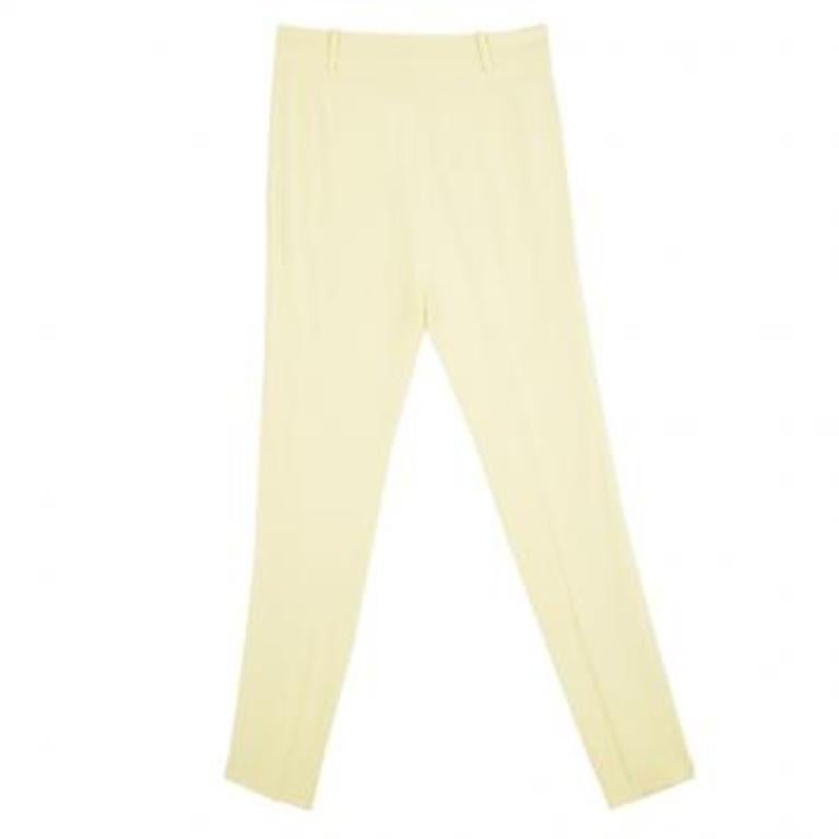 Balenciaga Pantalón amarillo de cintura alta S Amarillo en venta