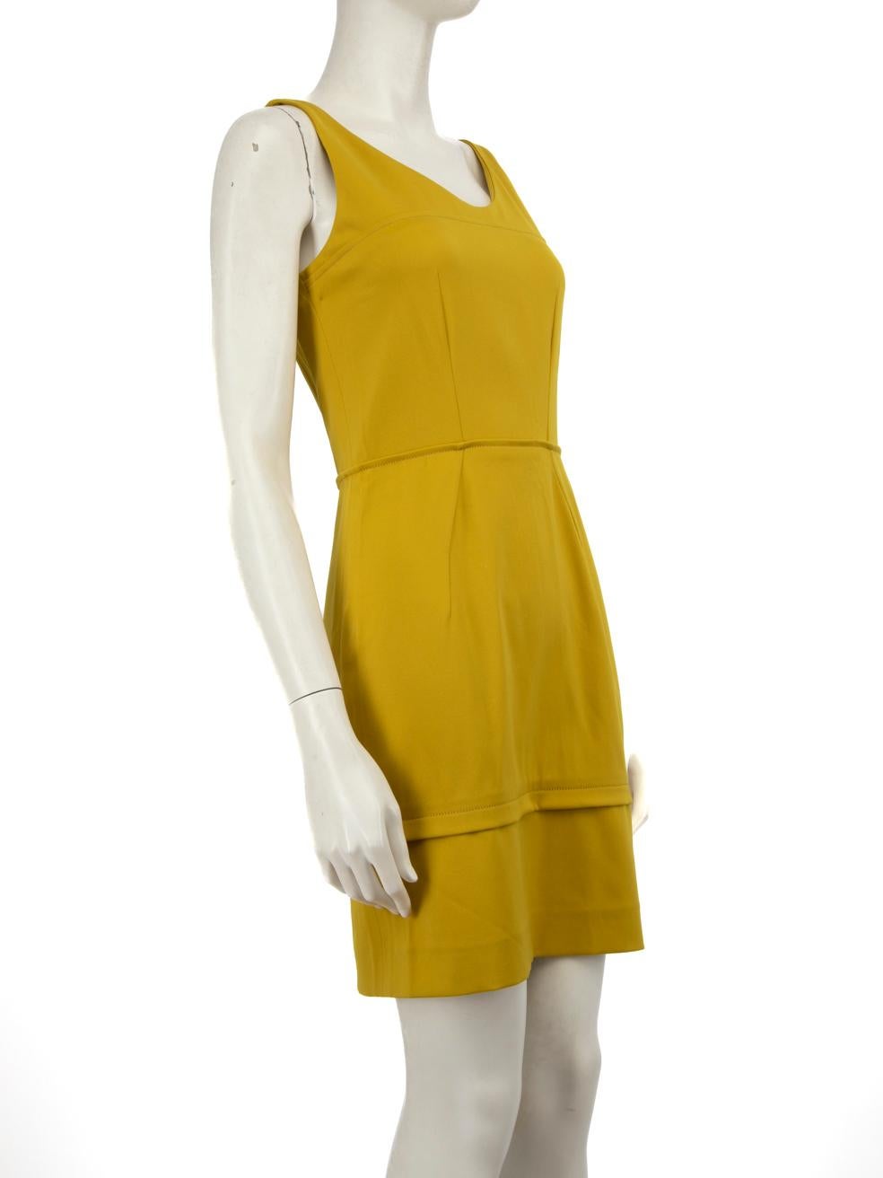 CONDITION is Very good. Minimal wear to the dress is evident. Slight musky smell from storage and light discolouration mark on the front right of the dress. Two small pulls to the weave found on the back of this used Balenciaga designer resale