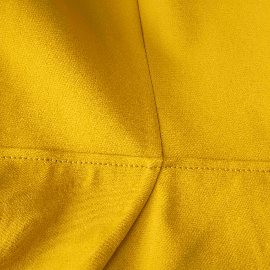 Women's Balenciaga Yellow Knee Length Bodycon Dress Size S