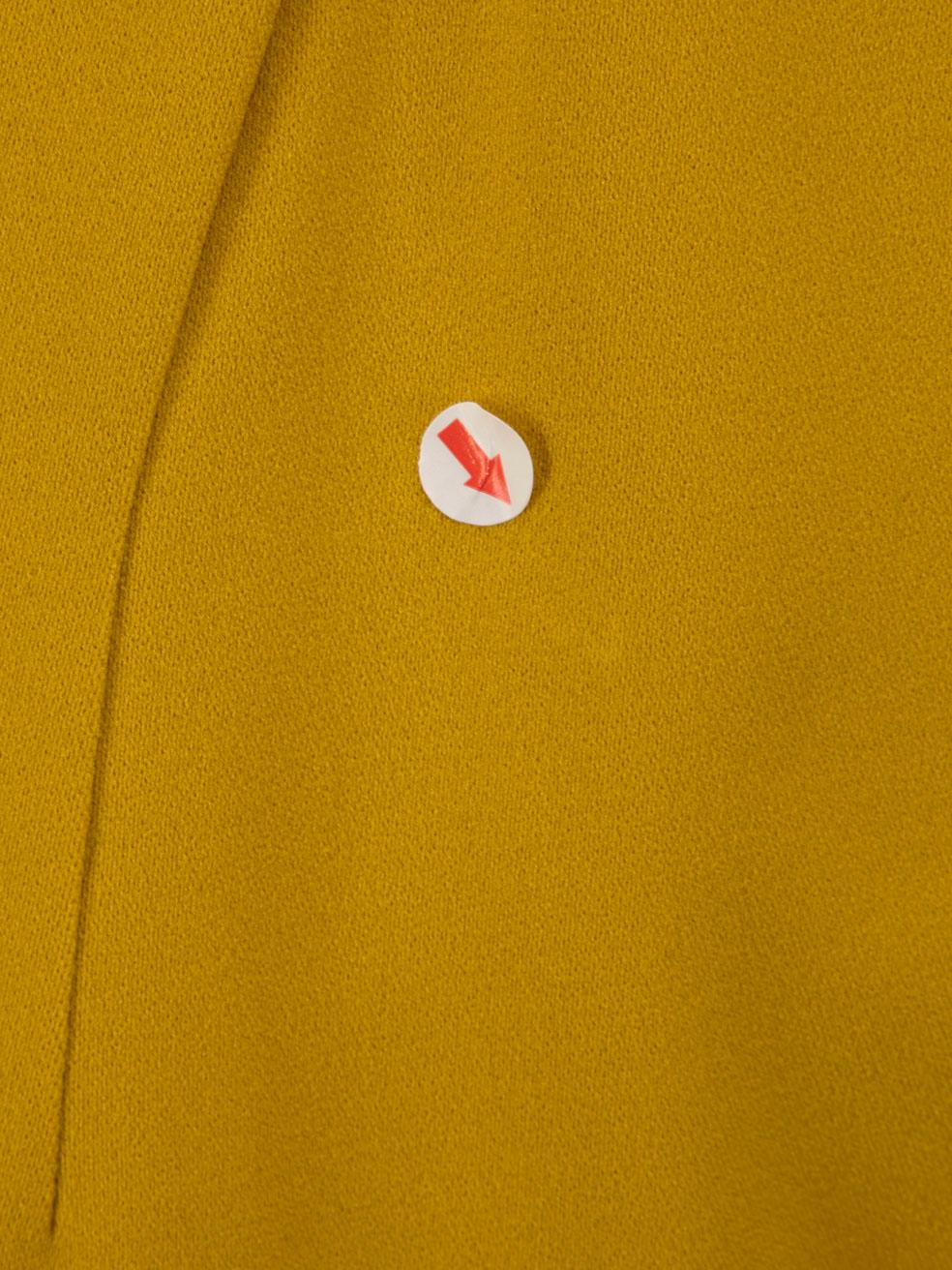 Balenciaga Yellow Knee Length Bodycon Dress Size S 2