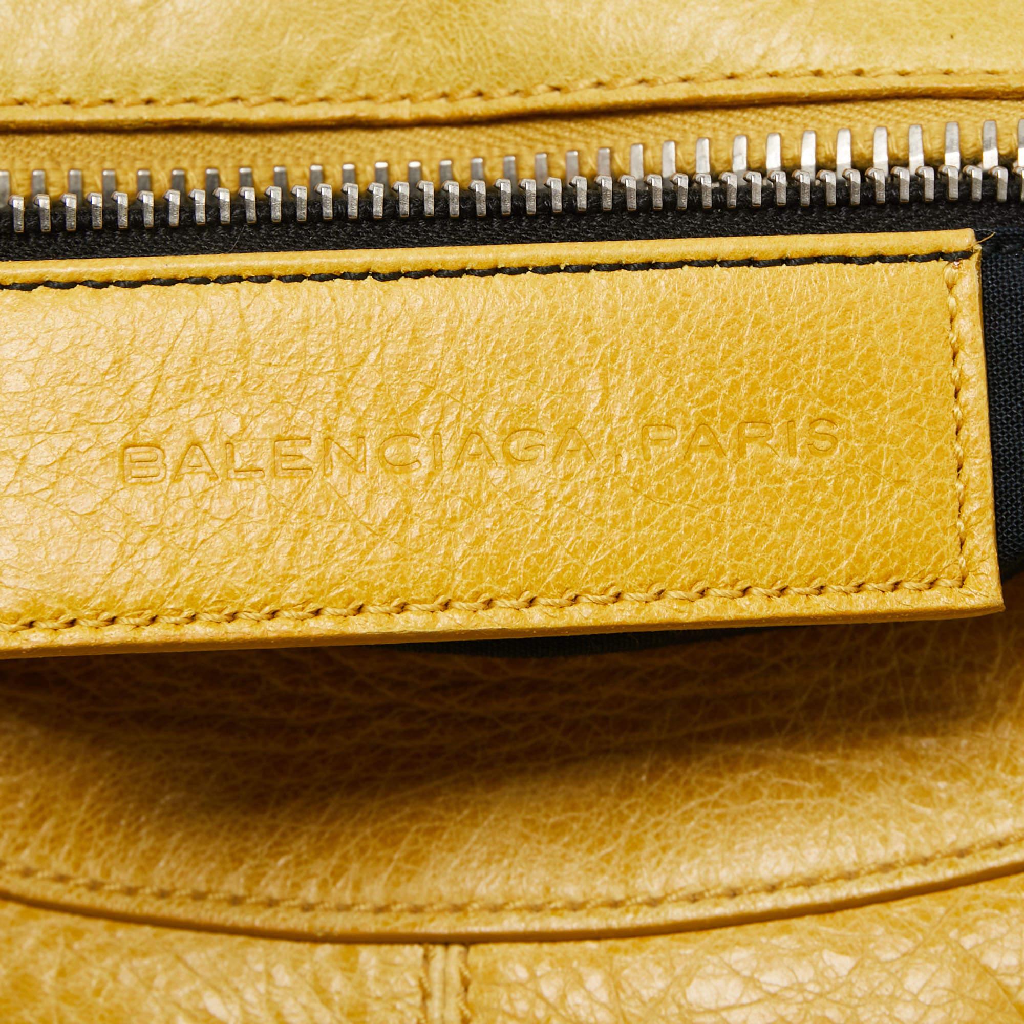 Balenciaga Yellow Leather SGH Part Time Tote 6