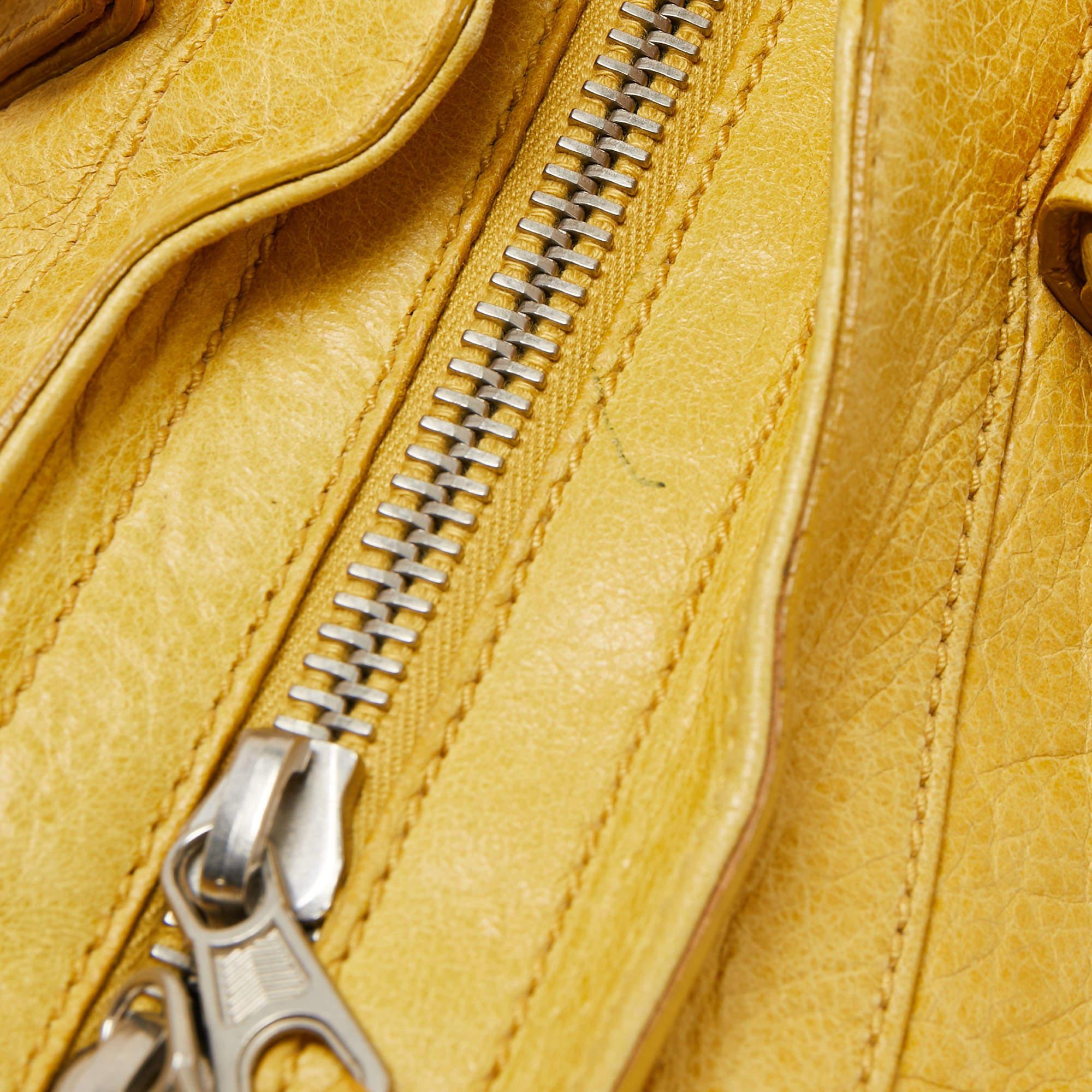 Balenciaga Yellow Leather SGH Part Time Tote 1