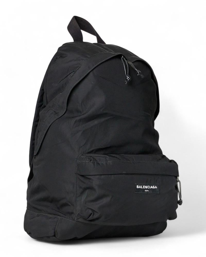 Noir Balenciaga Zaino Explorer GM Nylon Nero en vente