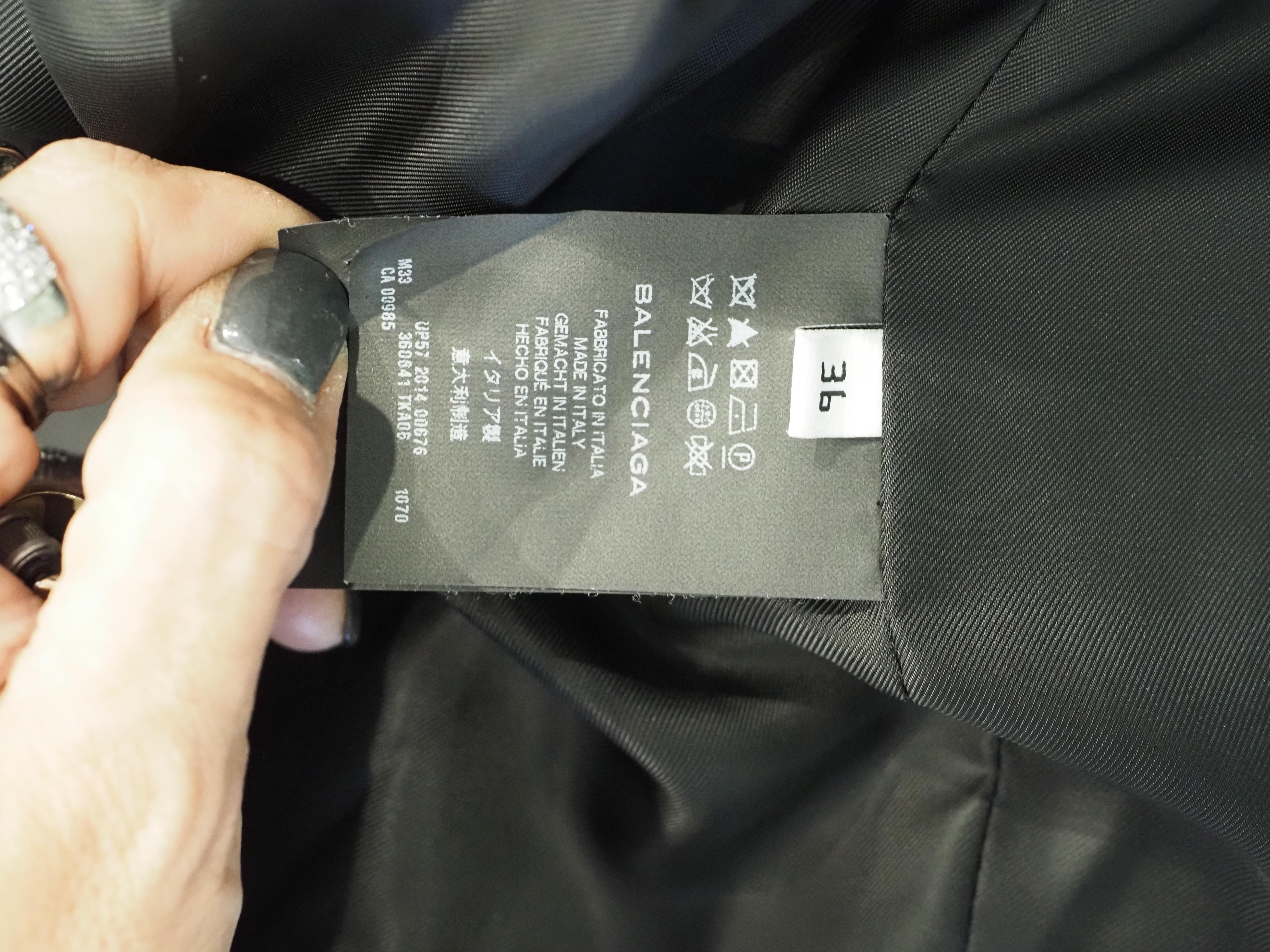 Balenciaga zebra coat For Sale 12