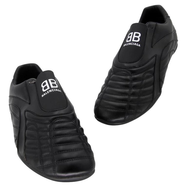 Assimilatie levend democratische Partij Balenciaga Zen 46 Quilted Leather Mens Sneaker BG-1005-0001 For Sale at  1stDibs