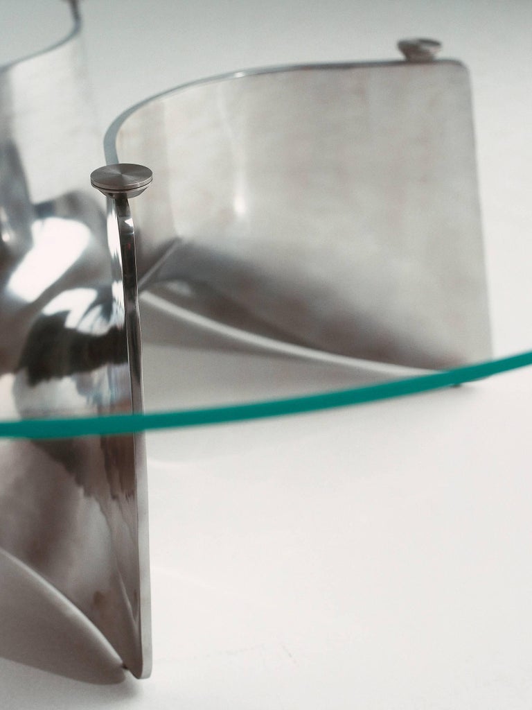 Baleri Italia Bentz Low Round Black Coffee Table with ...