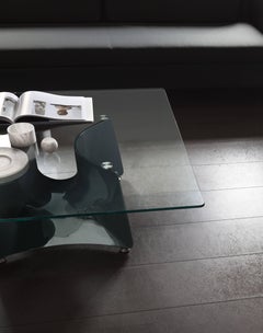 Baleri Italia Bentz Low Square Aluminium Coffee Table by Jeff Miller
