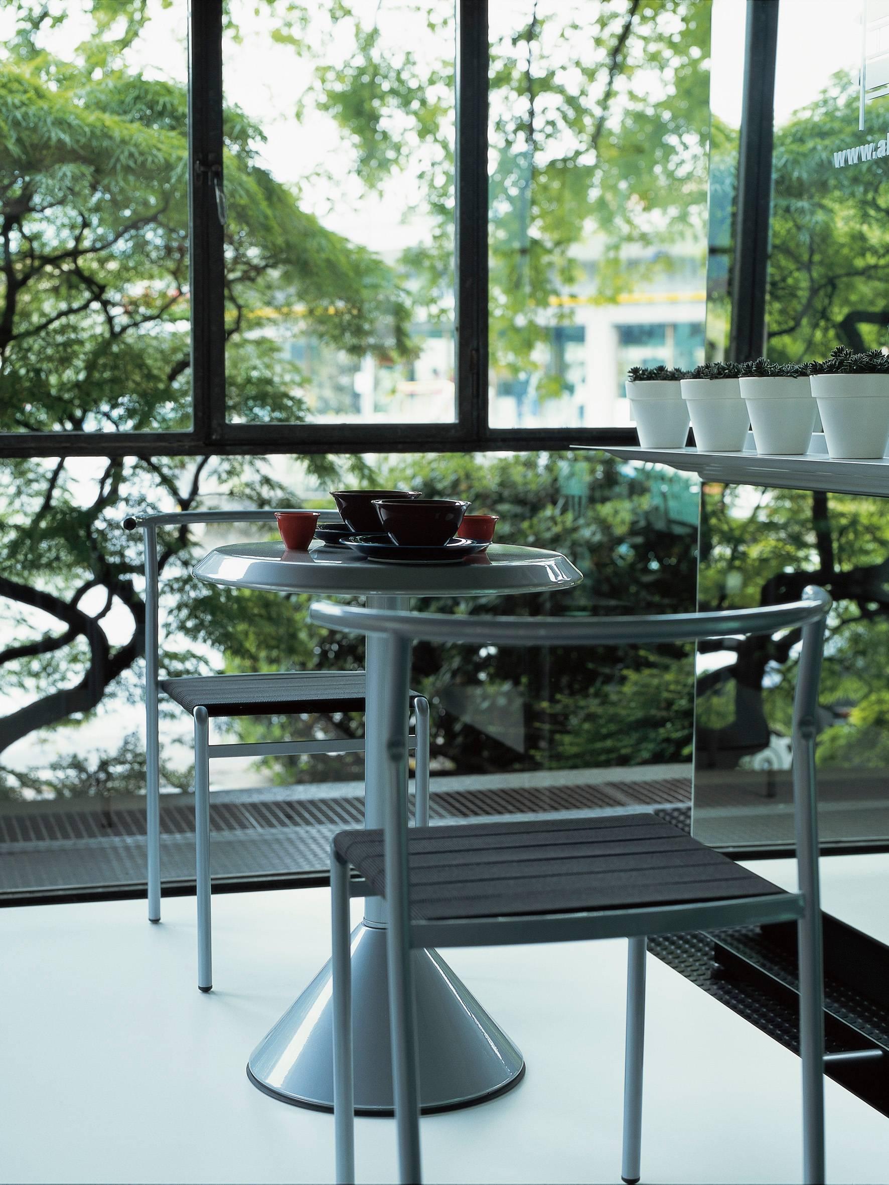 XXIe siècle et contemporain Baleri Italia Cafè Chair Bar Stool Steel by Philippe Starck en vente