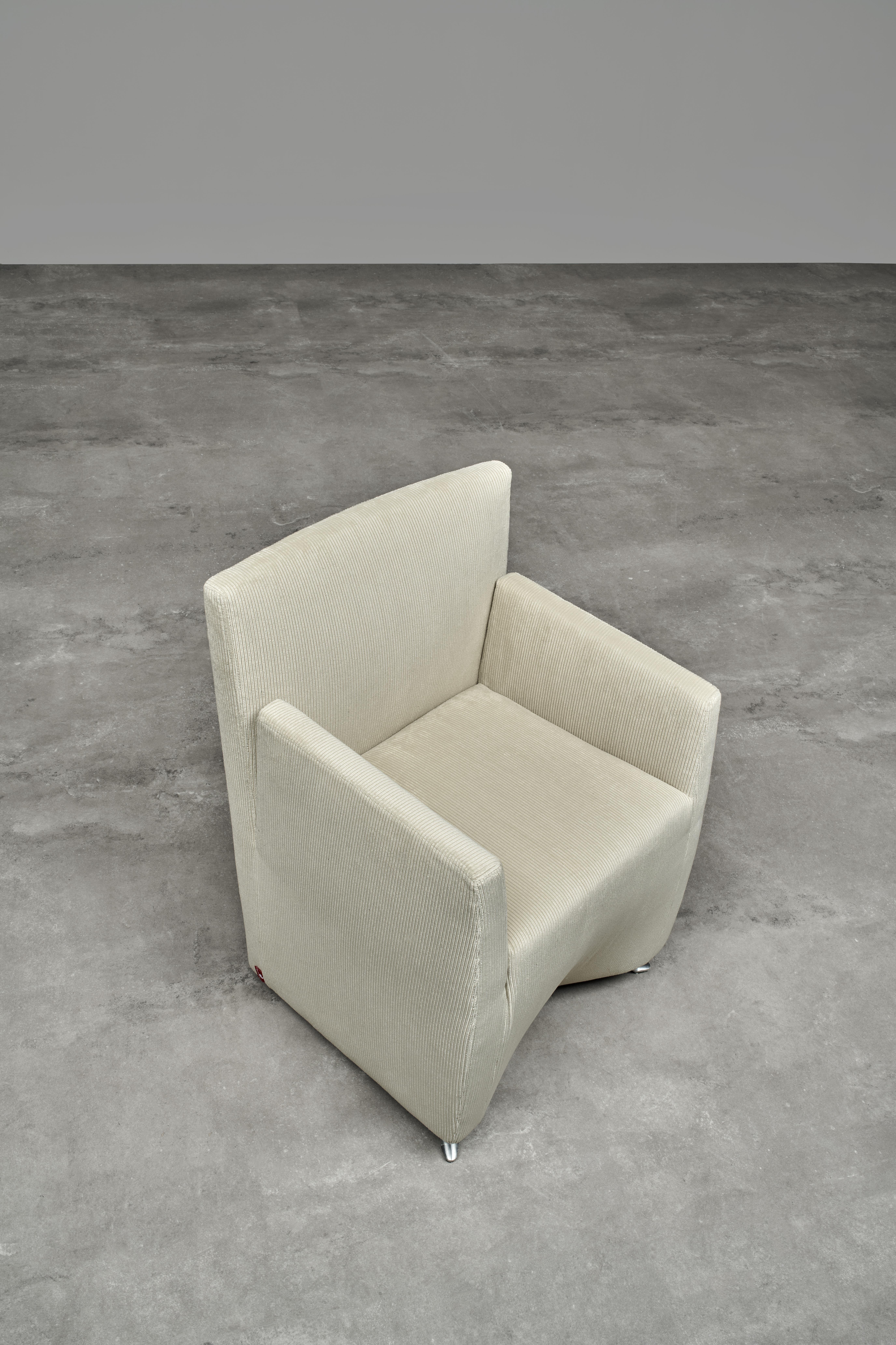 Baleri Italia Caprichair Armchair in leather by Hannes Wettstein in vendita 8
