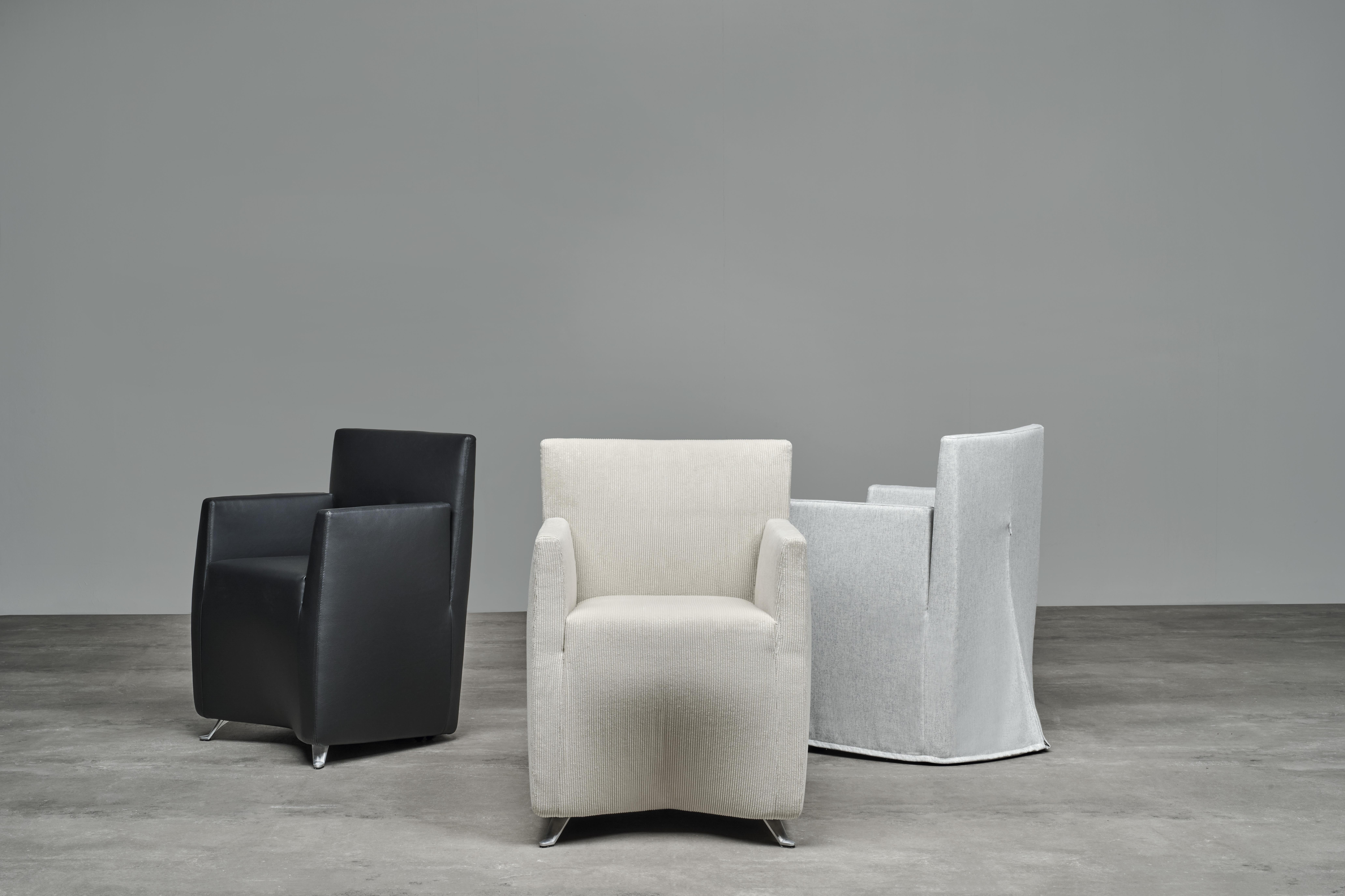 Baleri Italia Caprichair Armchair in leather by Hannes Wettstein in vendita 10