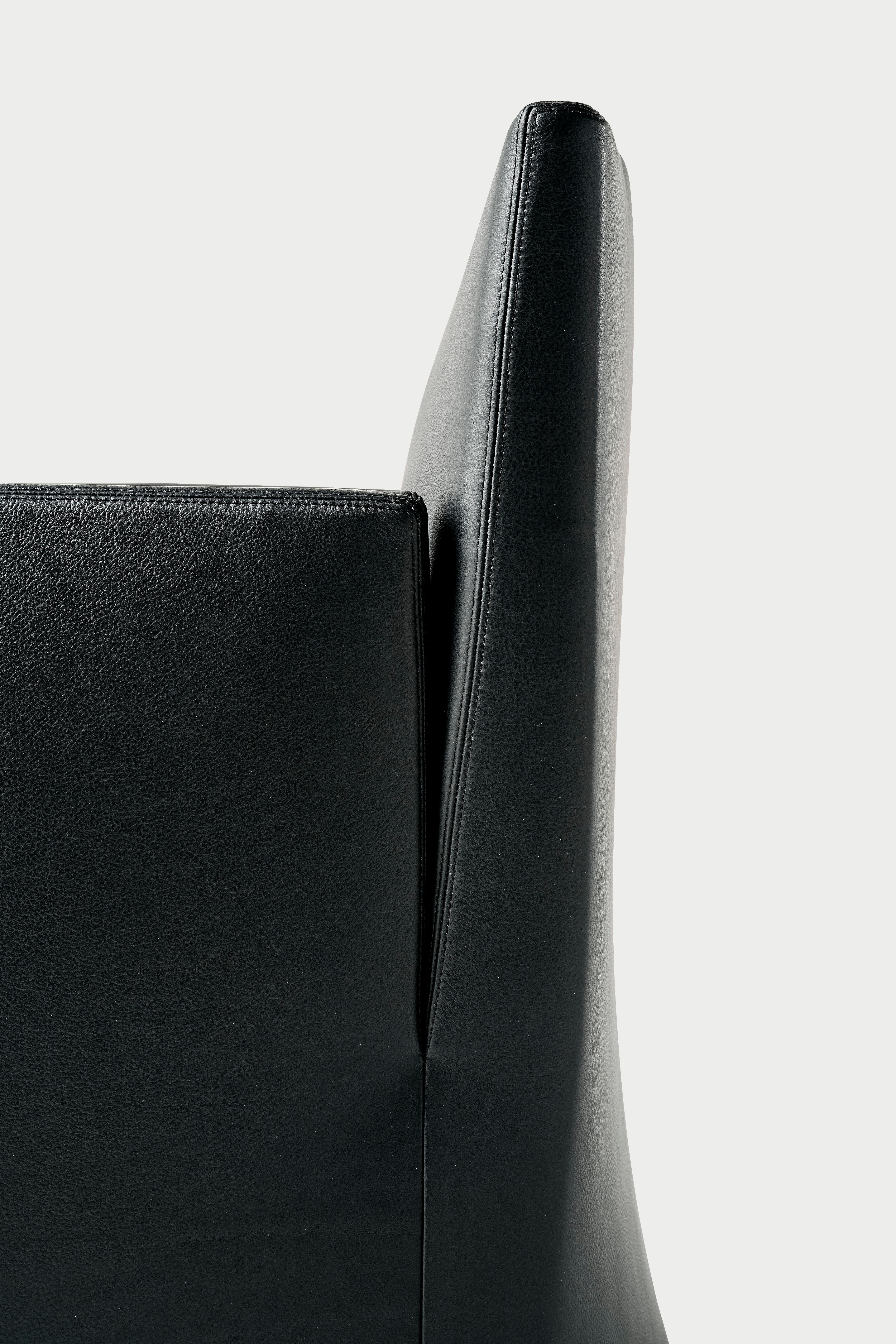 Baleri Italia Caprichair Armchair in leather by Hannes Wettstein in vendita 3