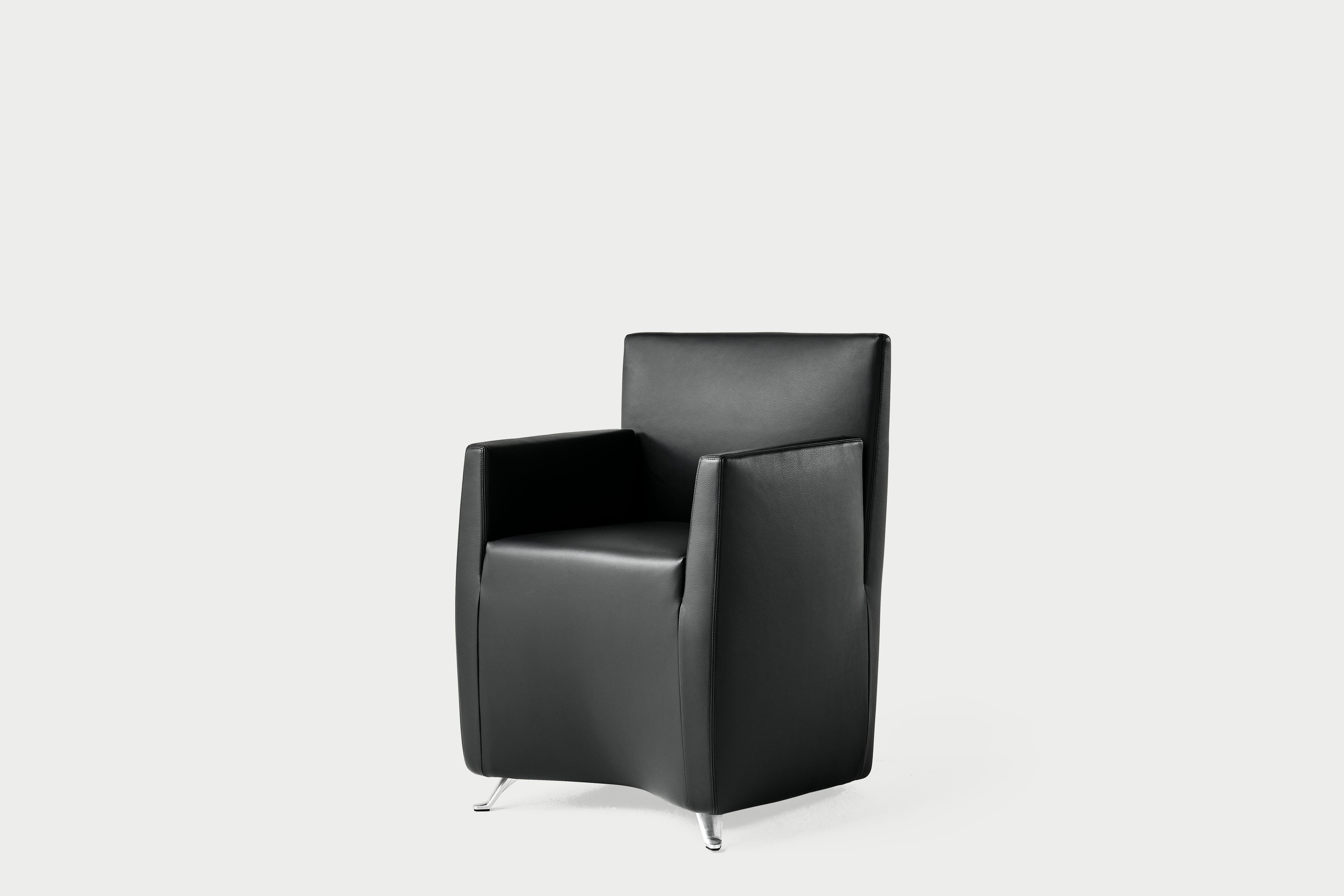 Baleri Italia Caprichair Armchair in leather by Hannes Wettstein In condizioni Nuovo in vendita a Milano, Lombardia