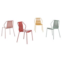 Baleri Italia Donna Outdoor Chair in Red Steel by Studio Irvine