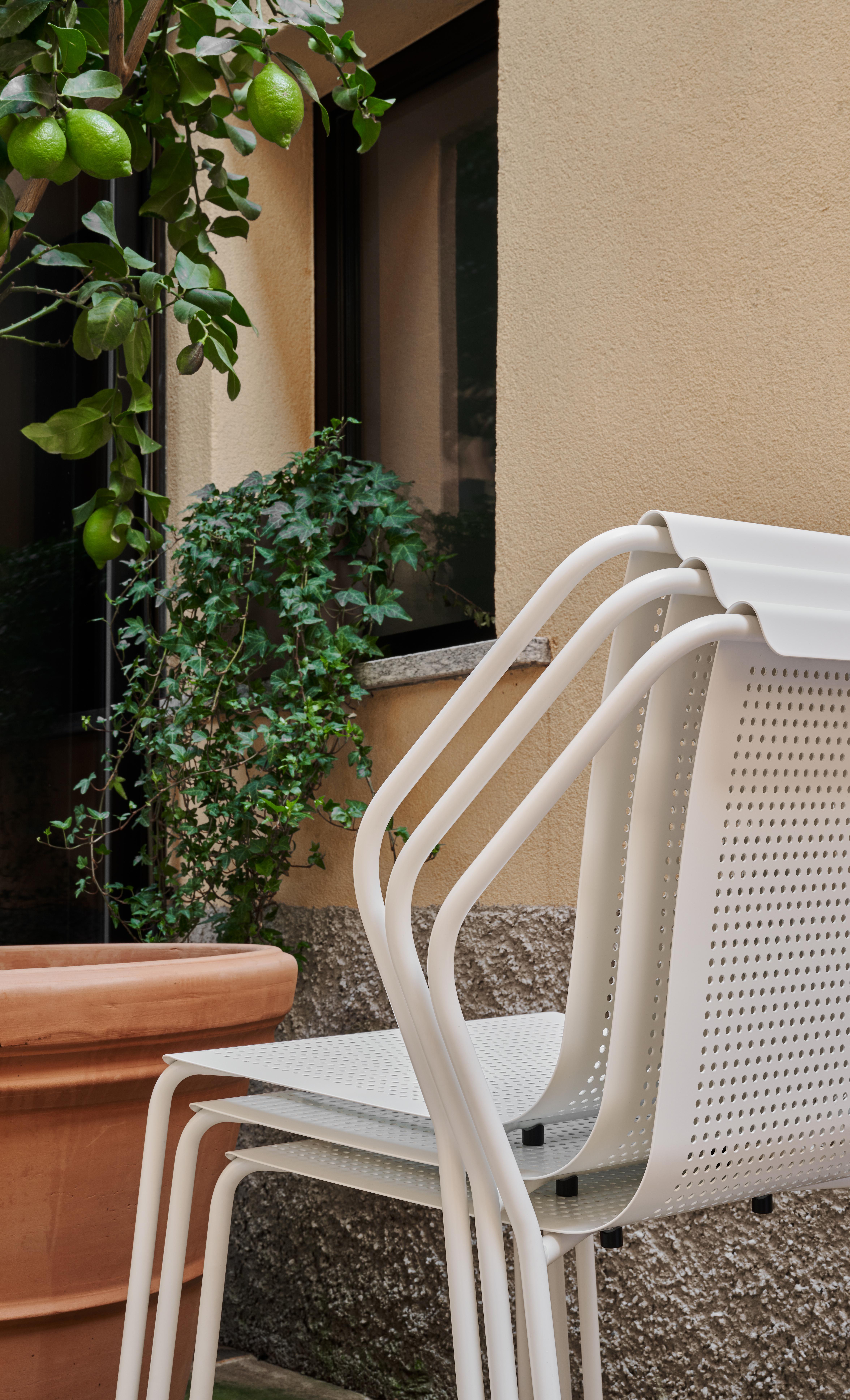 Baleri Italia Donna Outdoor Chair in Steel by Studio Irvine For Sale 4