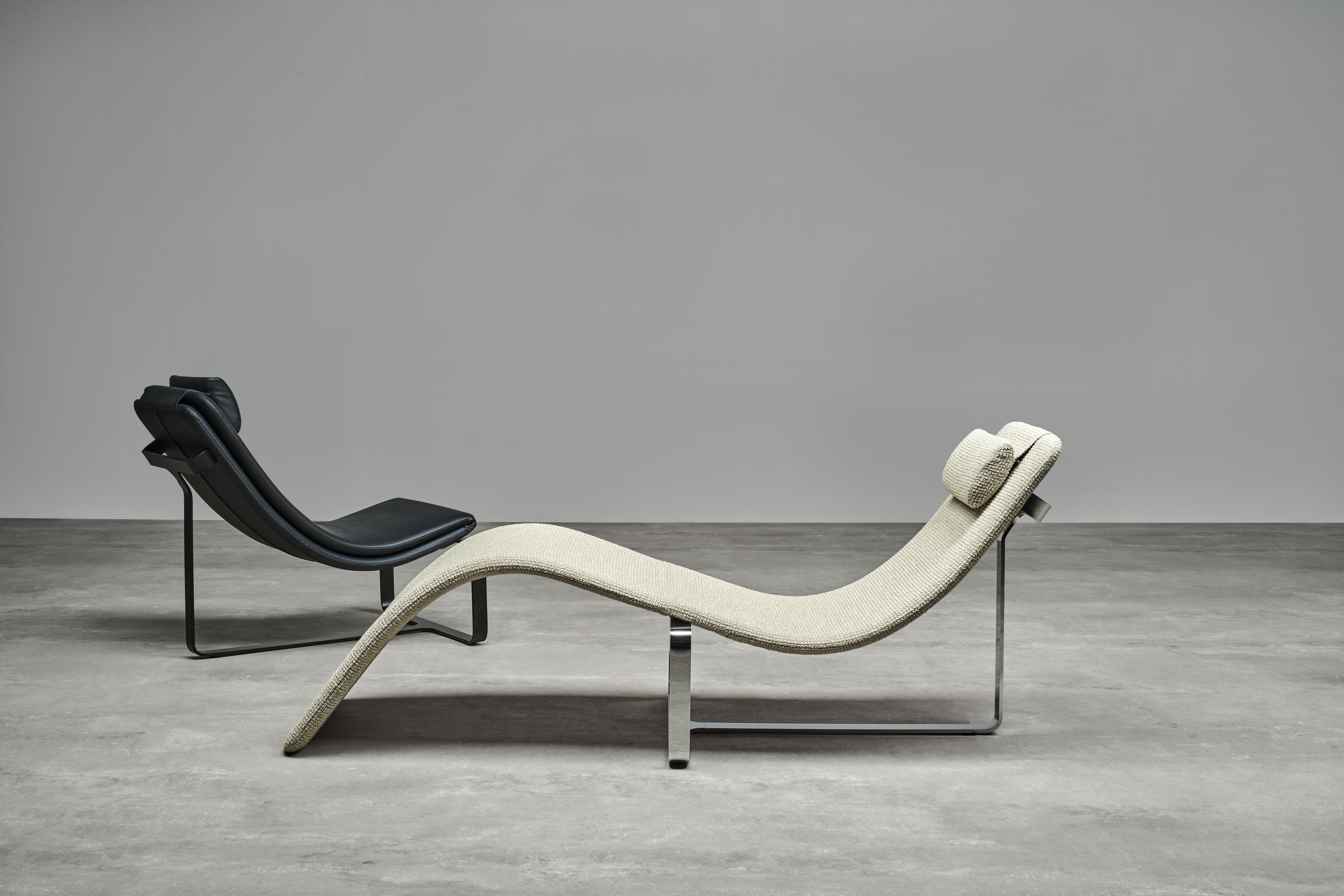Baleri Italia Flipt Armchair/Chaise Longue in leather or fabric by Jeff Miller For Sale 10