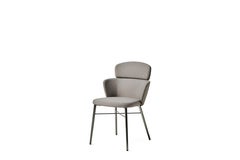 Baleri Italia Kin Chair in Fabric with Mini Armrests by Radice Orlandini