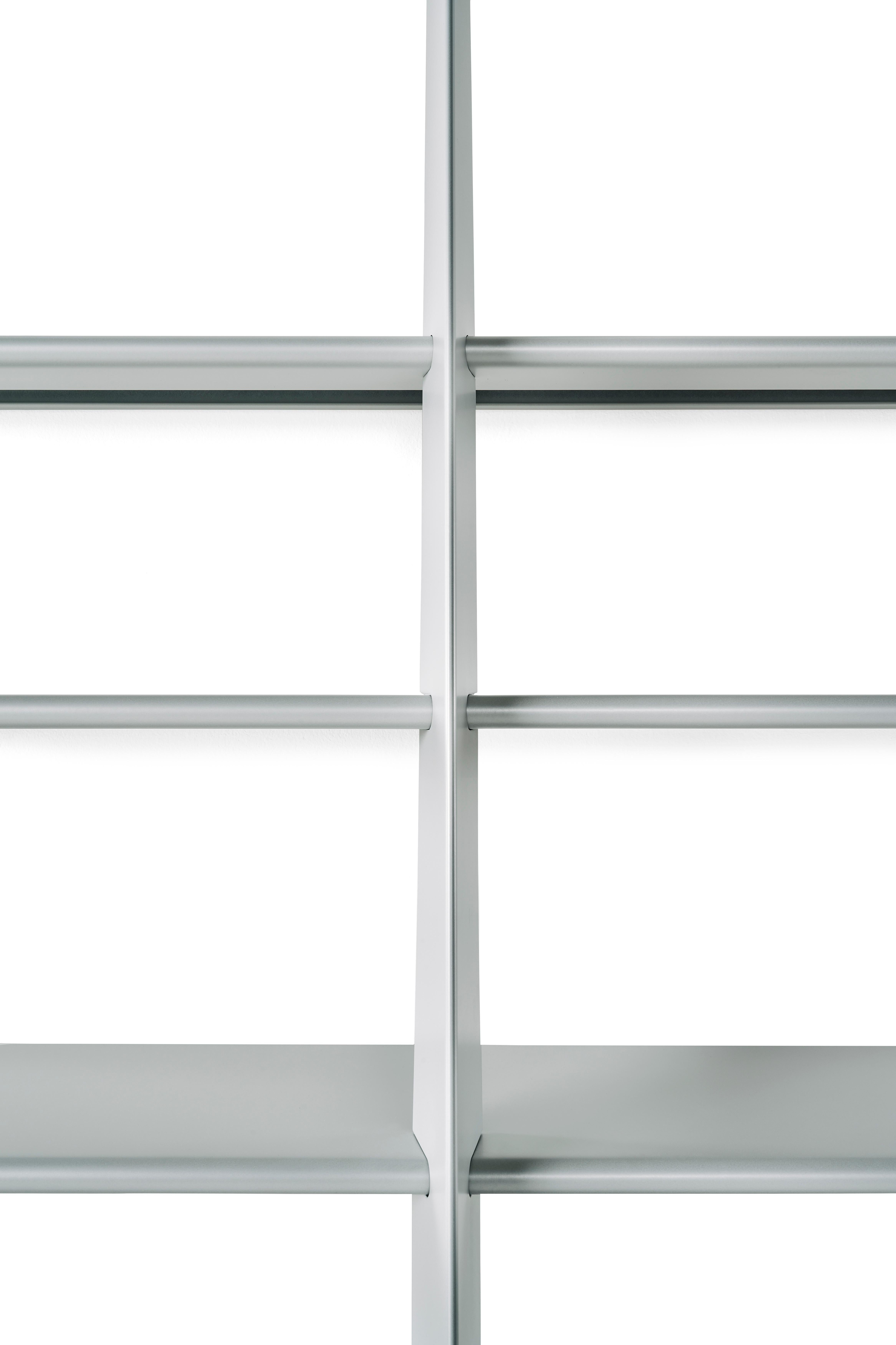 Baleri Italia Mac Gee Bookshelf in White Steel by Philippe Starck In New Condition For Sale In Milano, Lombardia