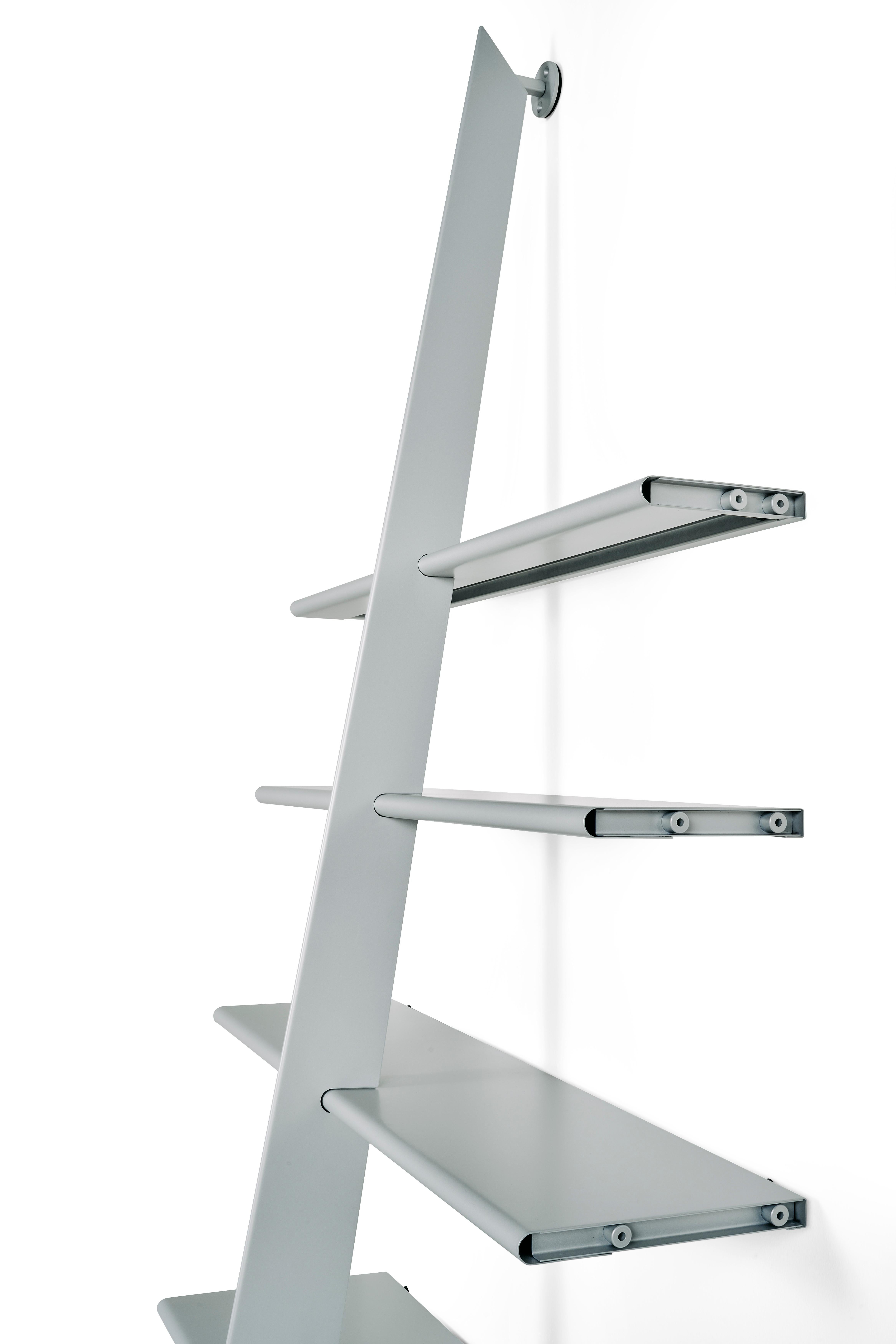 Contemporary Baleri Italia Mac Gee Bookshelf in White Steel by Philippe Starck For Sale