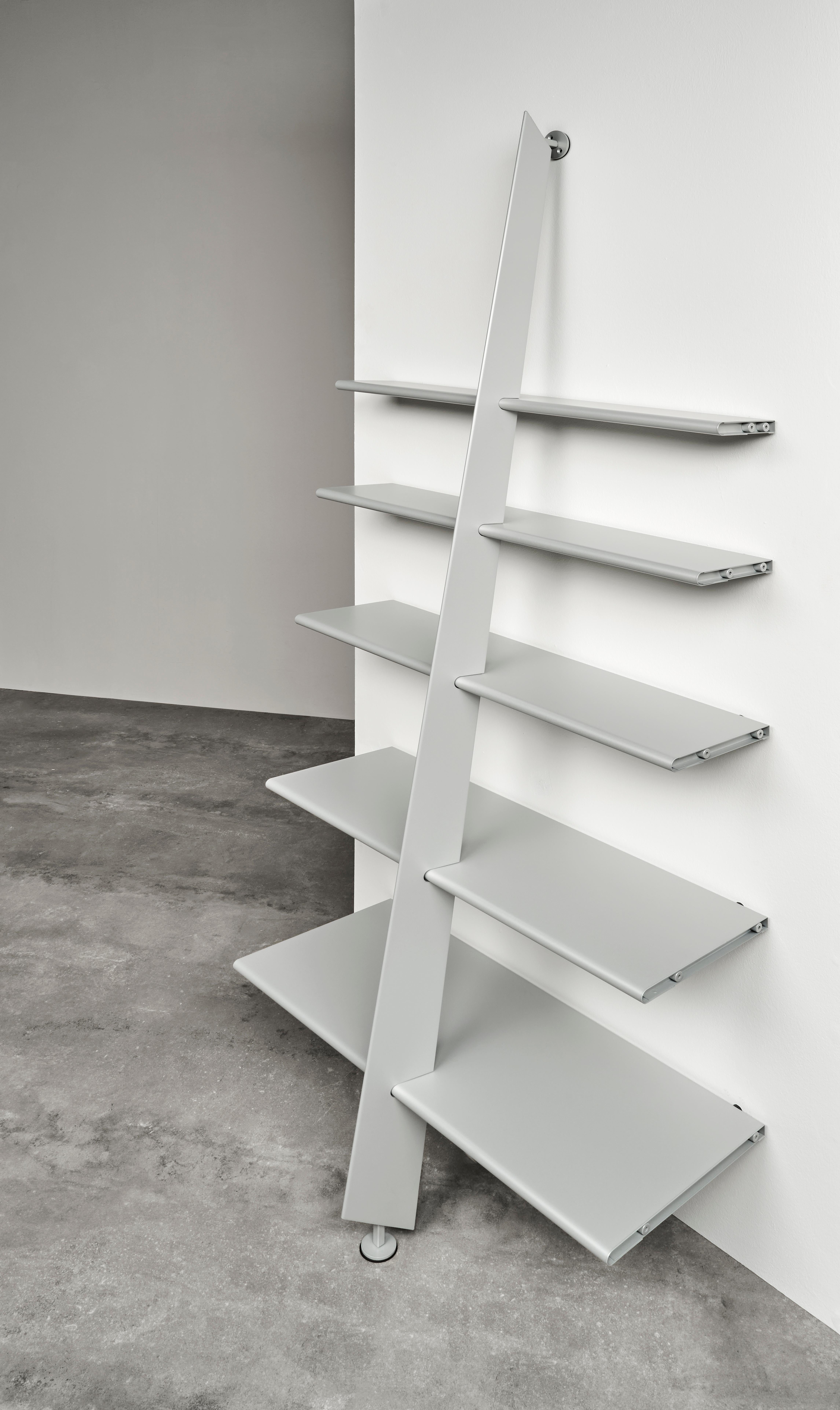 Baleri Italia Mac Gee Bookshelf in White Steel by Philippe Starck For Sale 9