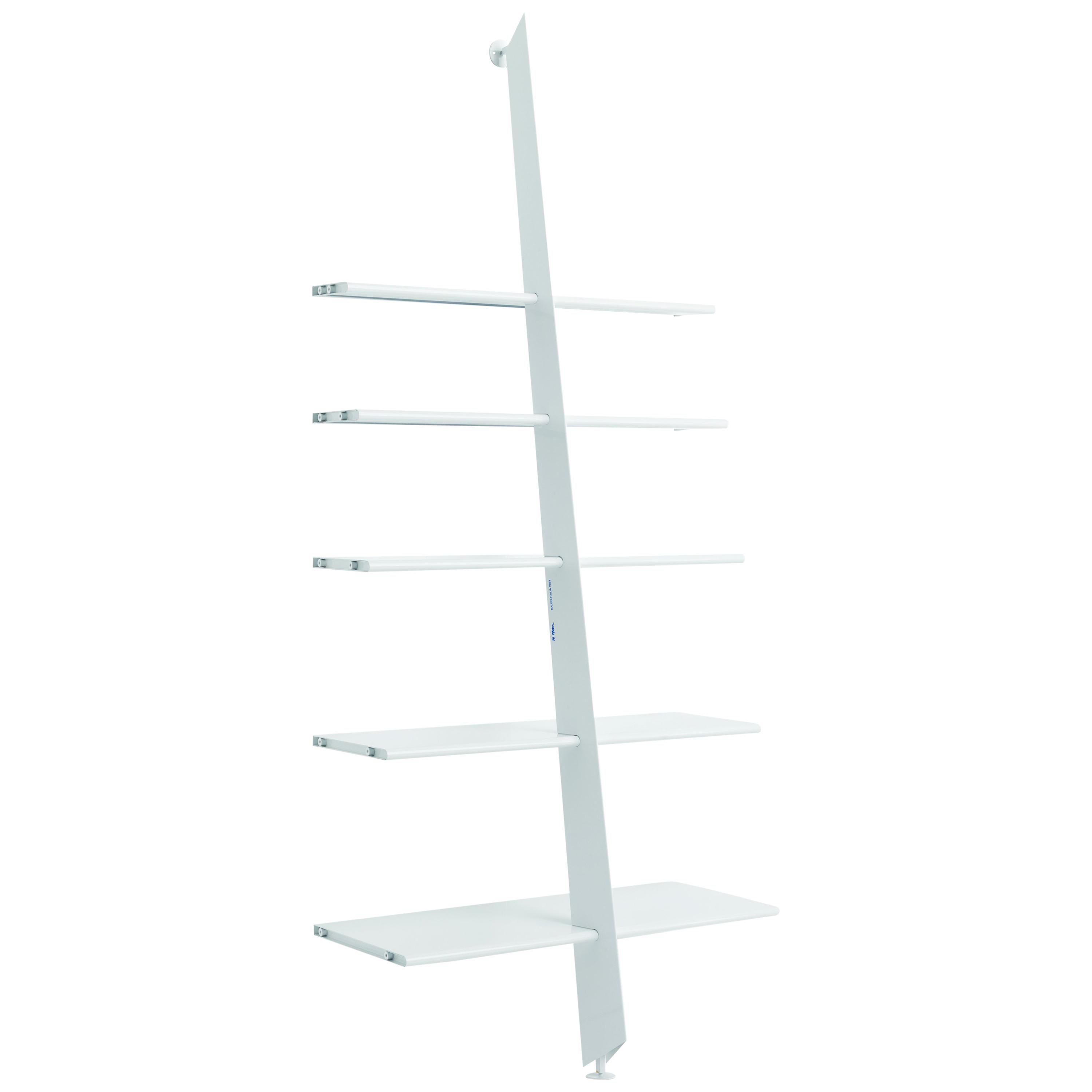 Baleri Italia Mac Gee Bookshelf in White Steel by Philippe Starck