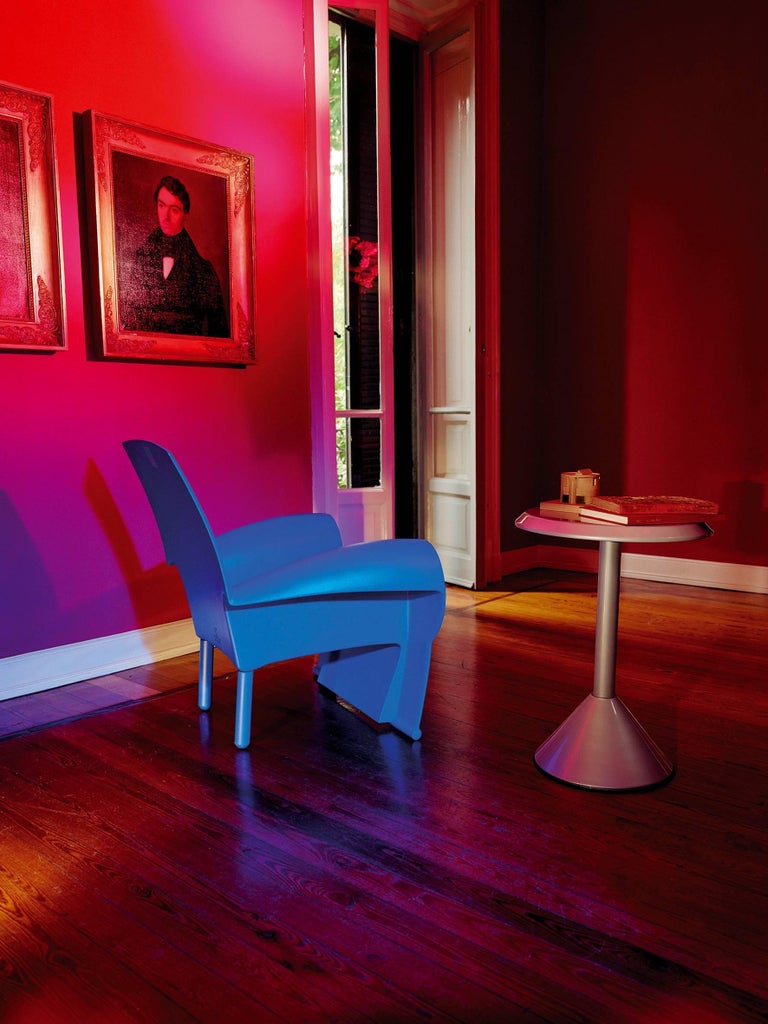 Baleri Italia Richard III Armchair in Black Leather by Philippe Starck ...