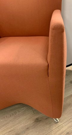 Baleri Italia Rose Upholstered Chair Midcentury Style
