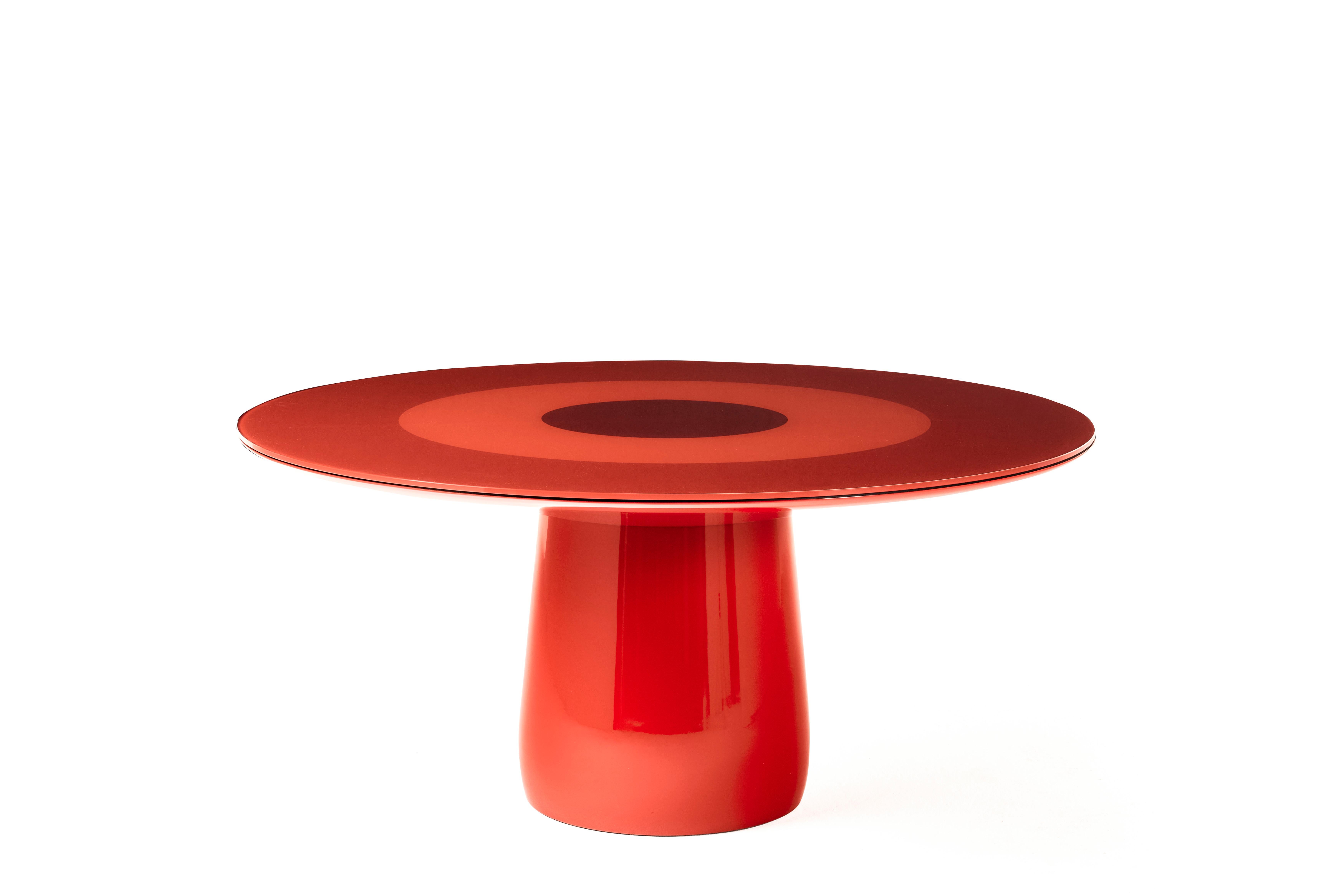 Table ronde Baleri Italia avec plateau en verre blanc, Claesson Koivisto Rune en vente 10