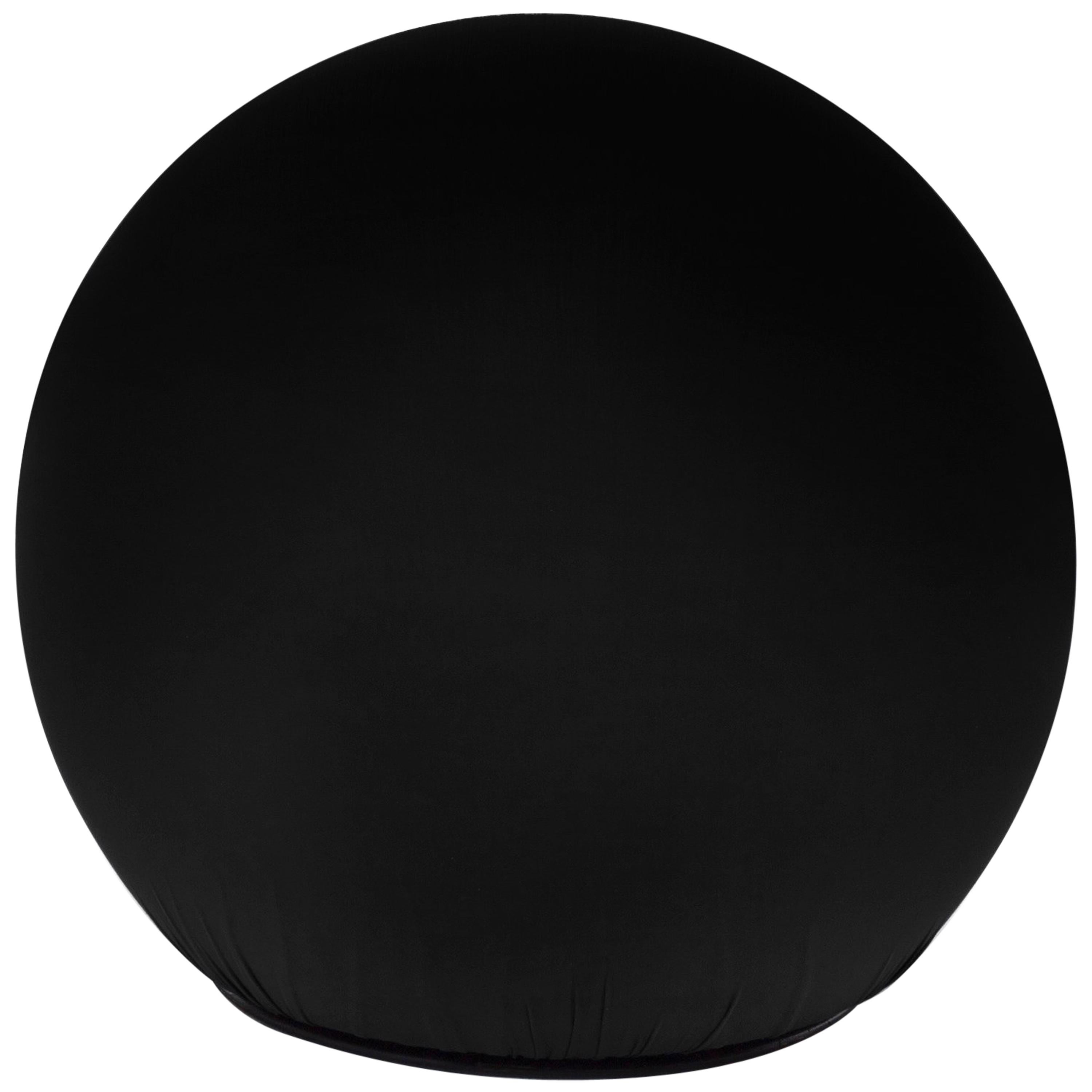 Baleri Italia Tatino Pouf in Black Fabric by Enrico Baleri & Denis Santachiara For Sale